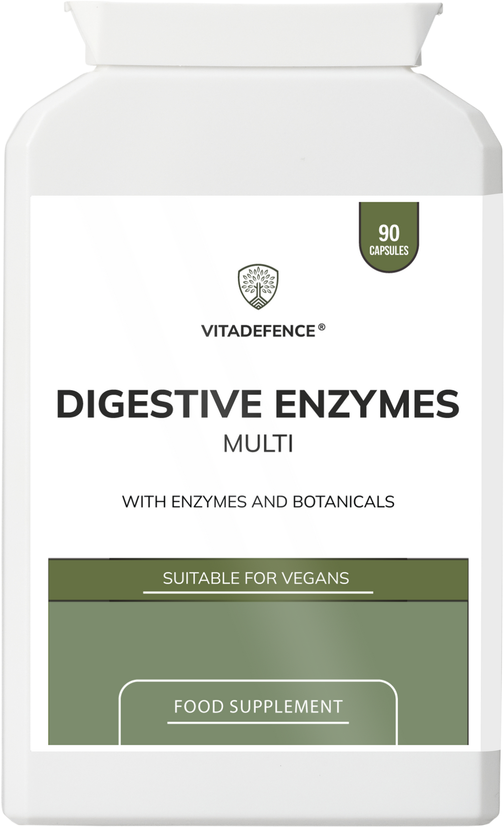 Digestive Enzyme Multi | With Turmeric, Apple Cider Vinegar & Enzyme Blend – 90 Capsules