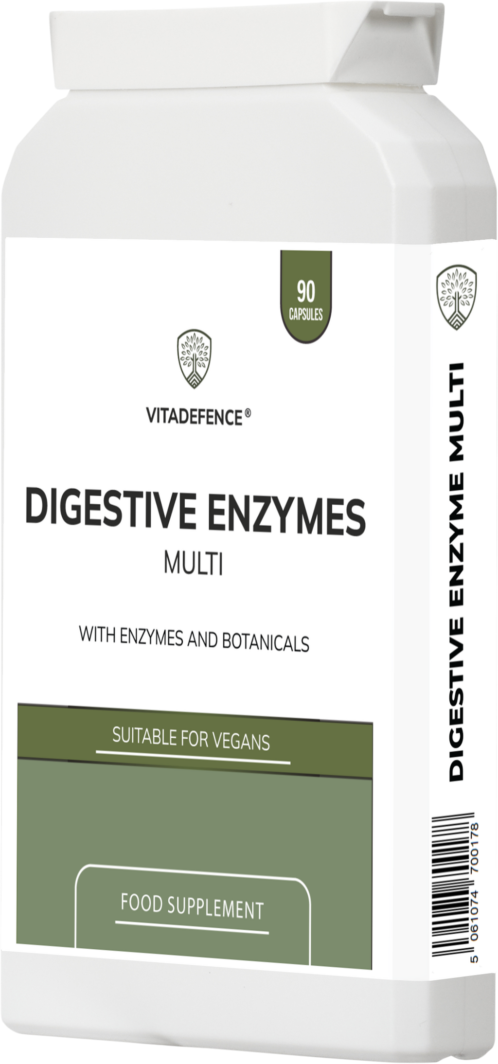 Digestive Enzyme Multi | With Turmeric, Apple Cider Vinegar & Enzyme Blend – 90 Capsules